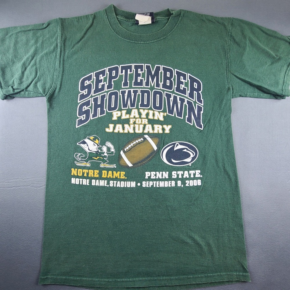 Vintage Notre Dame vs. Penn State September Showdown JanSport T-Shirt Men's S